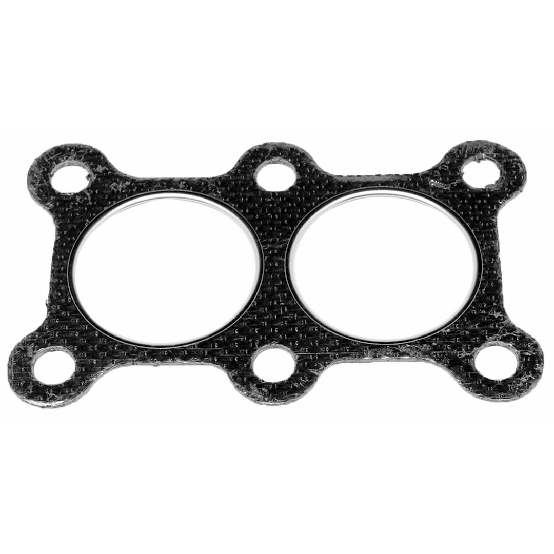 Walker Exhaust Exhaust Pipe Flange Gasket, Dual Holes, 2-3/32 Inch Inside Diameter, 5 Inch Length Between Outer Bolt Holes, Single – 31603