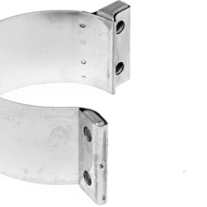 Walker Exhaust Exhaust Clamp, Band Clamp, 2-1/4 Inch Diameter, Heavy Duty, Stainless Steel, Single, Butt Joint – 33229