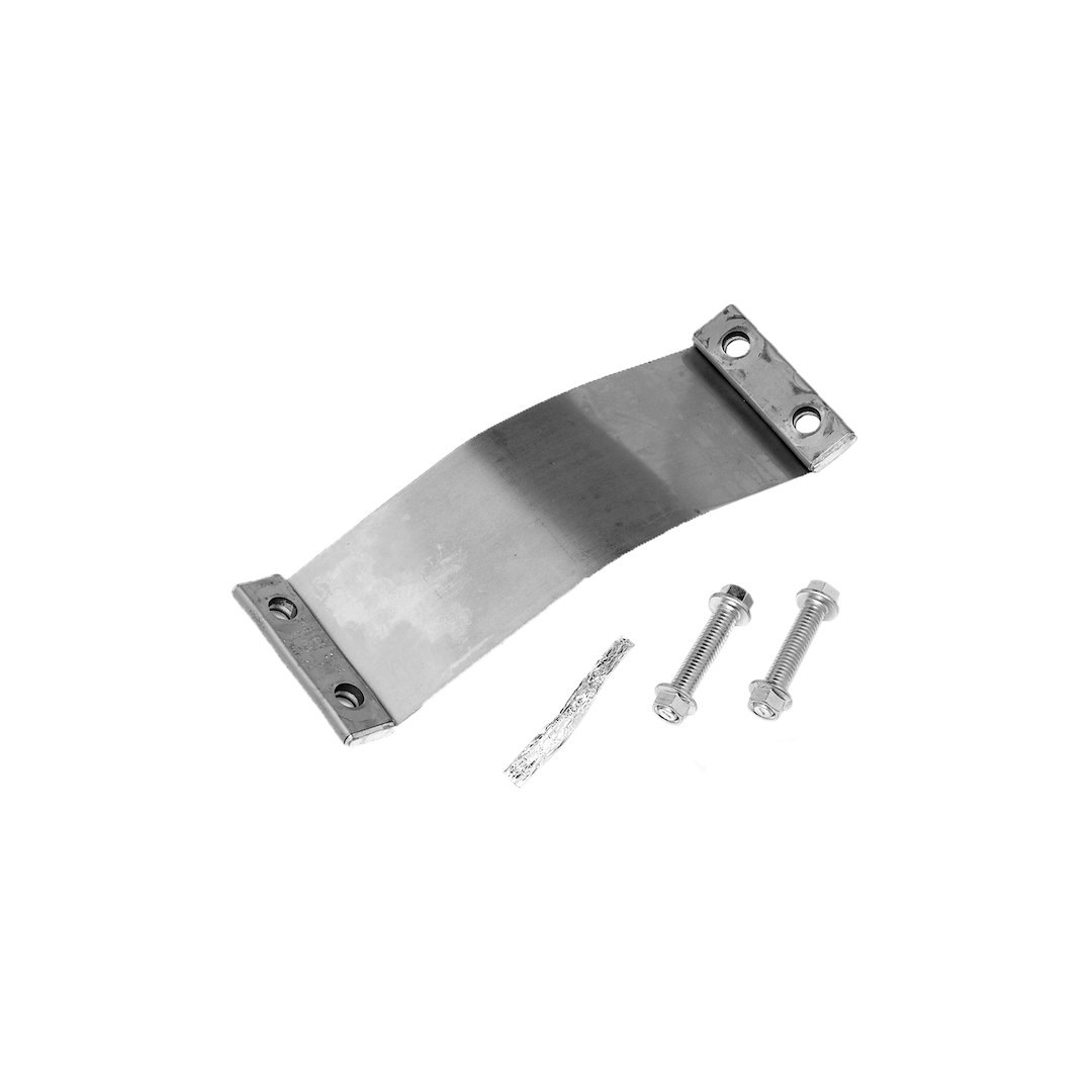 Walker Exhaust Exhaust Clamp, Flat Band Clamp, 3 Inch Diameter, Heavy Duty, Stainless Steel, Single – 35934