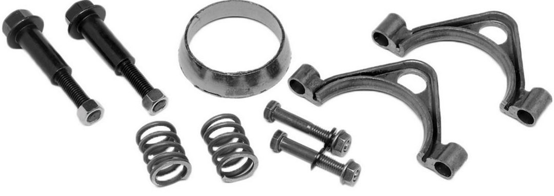 Walker Exhaust Exhaust Pipe Flange, Flange Repair Kit, Split 2 Bolt Flange, 0.430 Inch Thickness, Steel – 36128