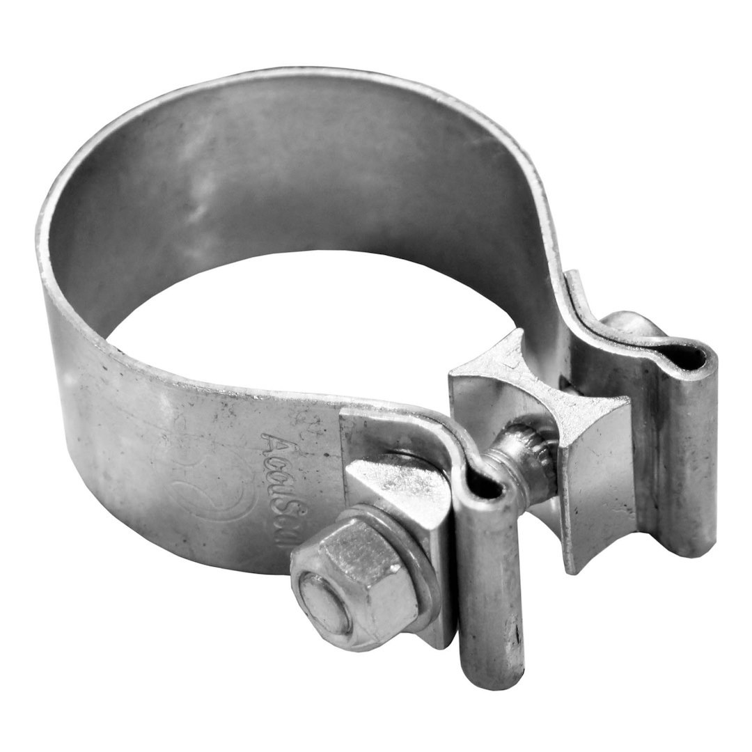 Walker Exhaust Exhaust Clamp, Band Clamp, 2-1/4 Inch Diameter, Aluminized Steel, Single – 36433