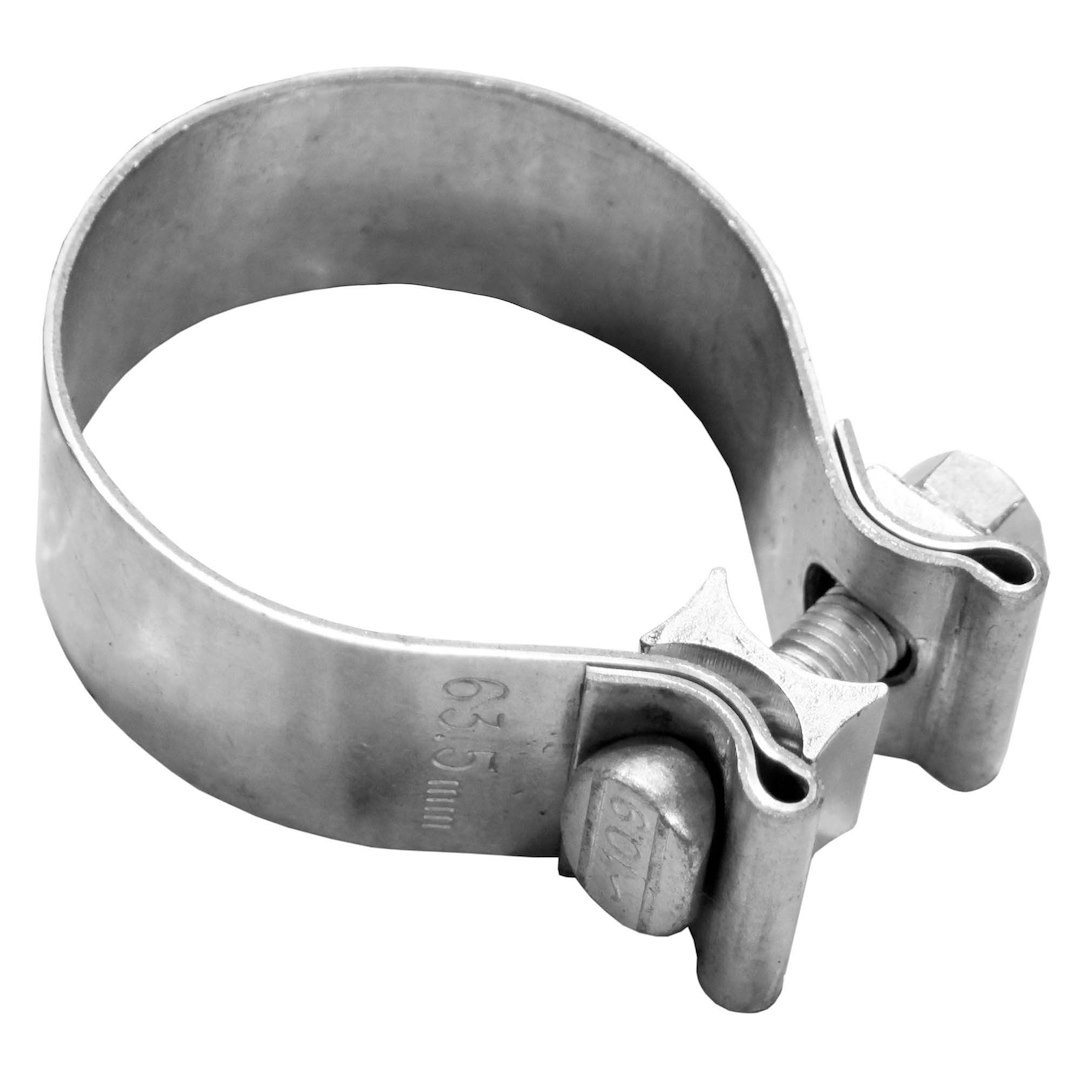 Walker Exhaust Exhaust Clamp, Band Clamp, 2-1/2 Inch Diameter, Stainless Steel, Single – 36434