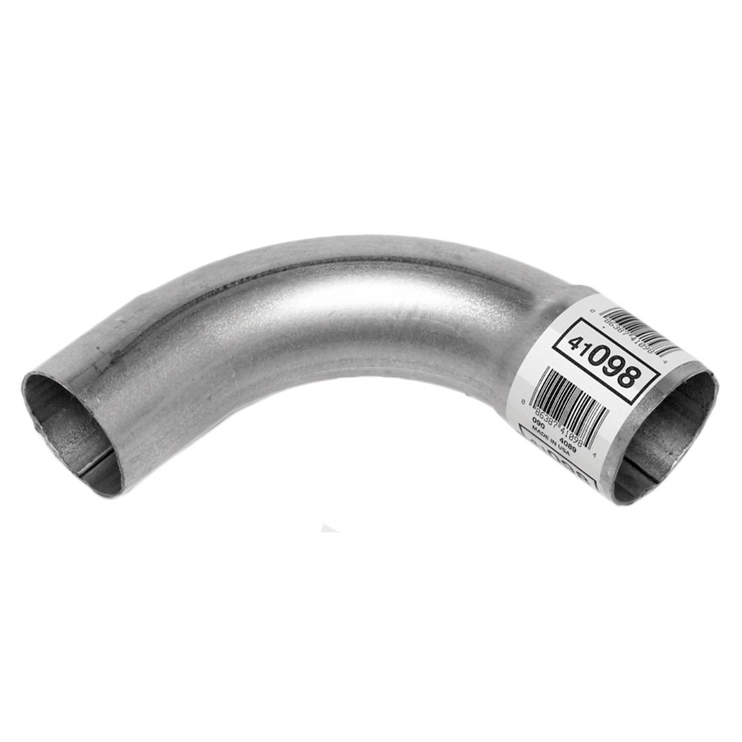 Walker Exhaust Exhaust Pipe – Bend 90 Degree, 2-1/4 Inch Diameter, Aluminized Steel, 4 Inch Bend Radius, 12 Inch Overall Length, Single – 41098