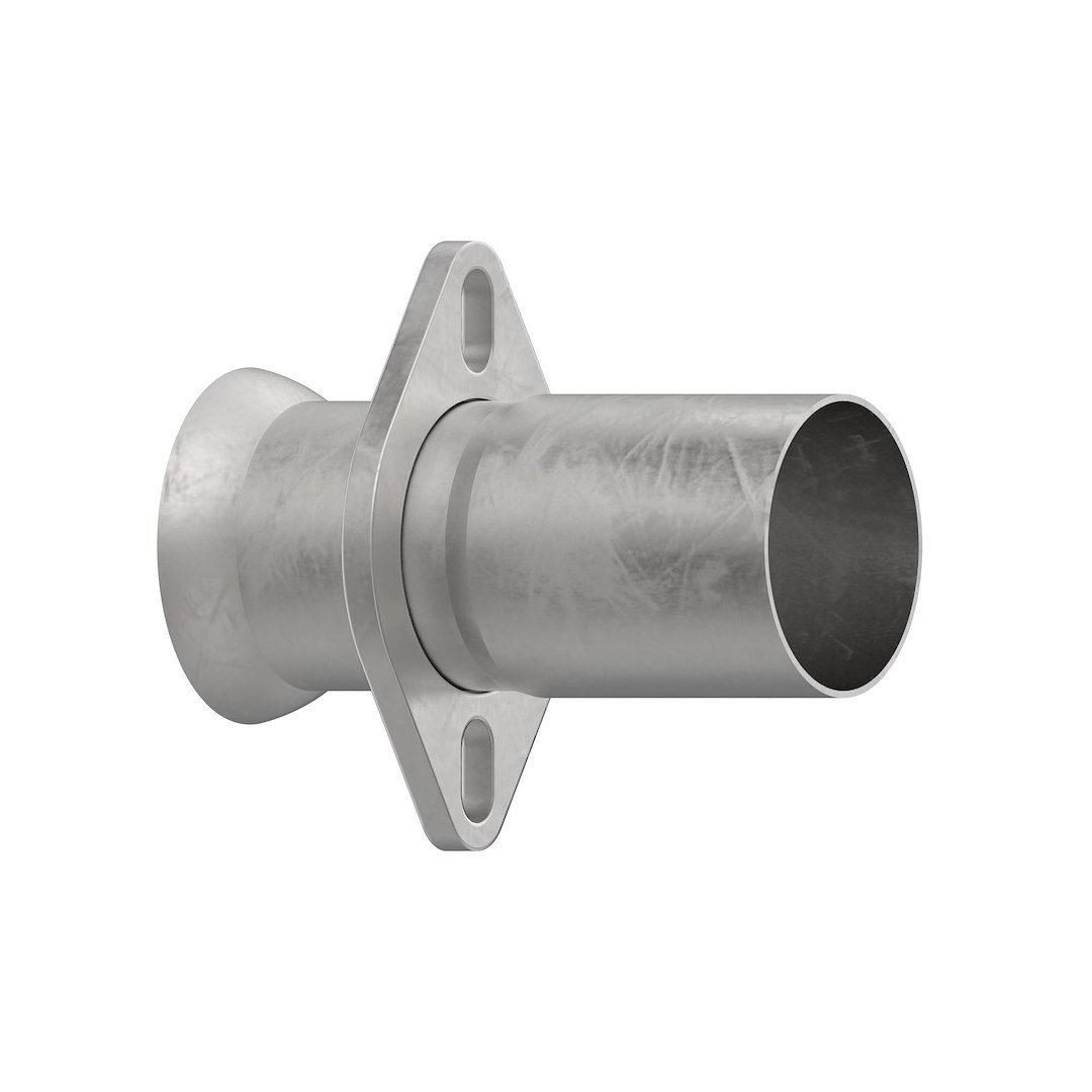 Walker Exhaust Exhaust Pipe Adapter, Aluminized Steel, 3 Inch Outside Diameter Ball Flange Inlet, 2-1/2 Inch Outlet – 41726