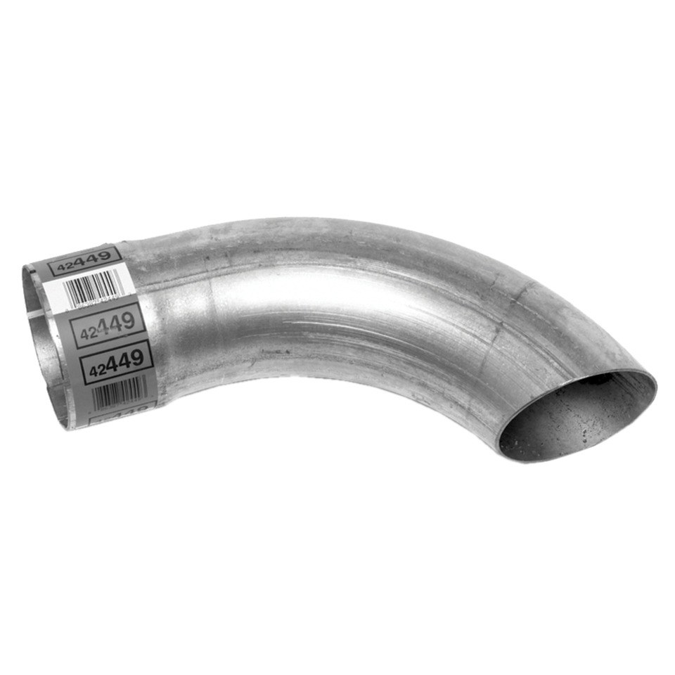 Walker Exhaust Exhaust Tail Pipe Tip, 3-1/2 Inch Inside Diameter Inlet, 3 Inch Outside Diameter Outlet, Aluminized Steel, Round, Straight Cut – 42449