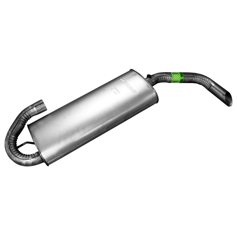 Walker Exhaust Exhaust Muffler, Quiet-Flow SS Muffler Assembly – 50059