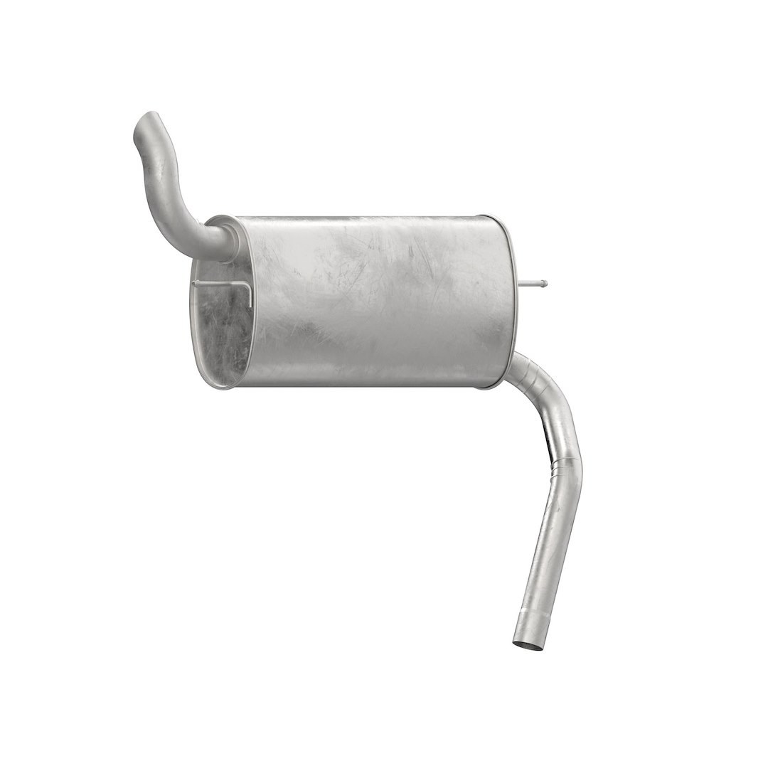 Walker Exhaust Exhaust Muffler, 11 Inch Width X 5-1/2 Inch Height Oval Stainless Steel Case, Single 2 Inch Offset Inlet – 50078
