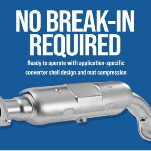 Walker Exhaust Catalytic Converter, Ultra® Direct-Fit, Round Stainless Steel Case – 50396