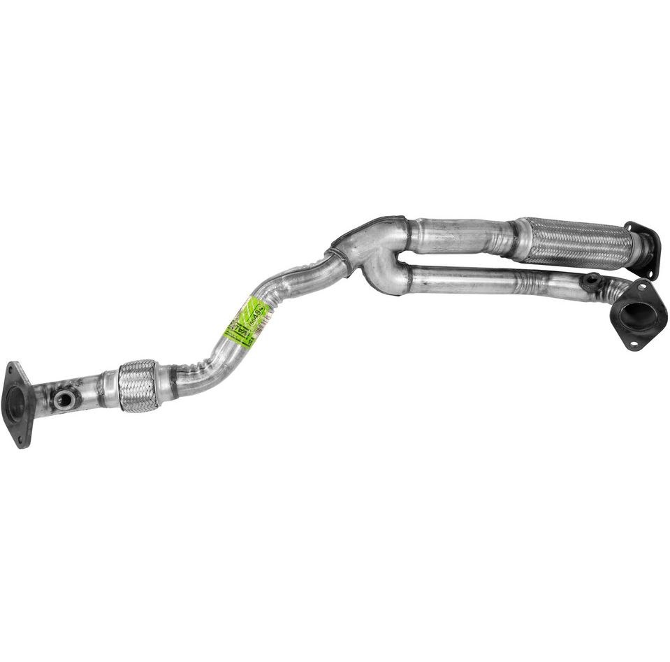 Walker Exhaust Exhaust Y Pipe, Aluminized Steel, 45-1/2 Inch Length, 0.050 Inch Wall Thickness, Dual 2 Inch Diameter 2 Bolt Flange Inlet – 50484