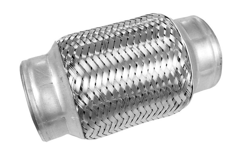 Walker Exhaust Exhaust Flex Connector, T201 Stainess Steel, 2-1/2 Inch Diameter, 6 Inch Overall Length – 51109
