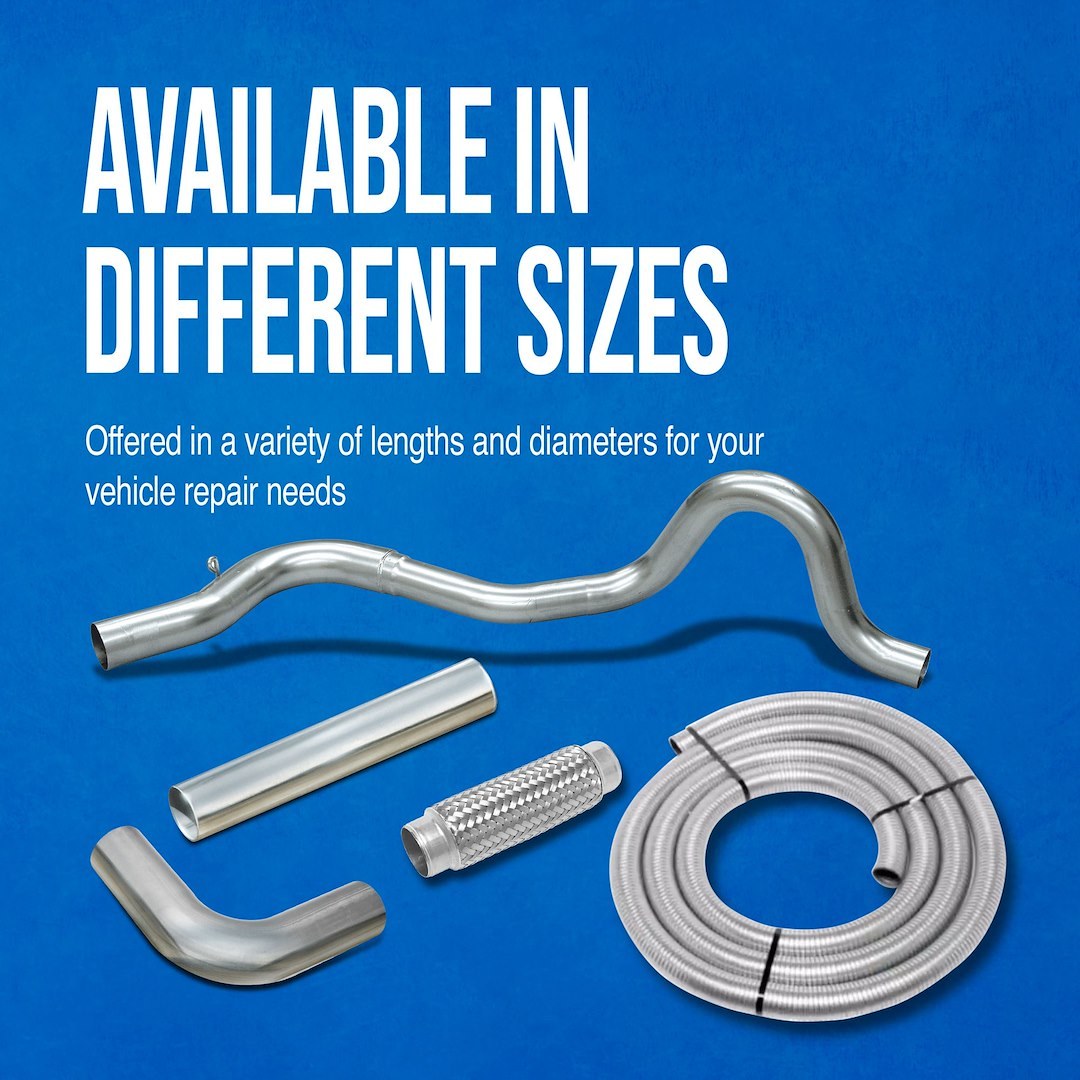 Walker Exhaust Exhaust Extension Pipe, Aluminized Steel, 2-1/4 Inch Diameter Inlet, 2-1/4 Inch Diameter Outlet, 26 Inch Overall Length – 52011