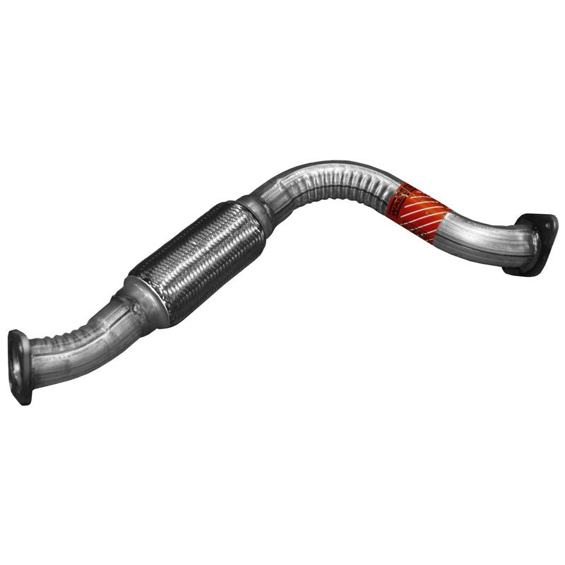 Walker Exhaust Exhaust Pipe Intermediate, 2 Bolt Welded Flange Inlet/ Outlet, Aluminized Steel, 23-3/4 Inch Length – 52242