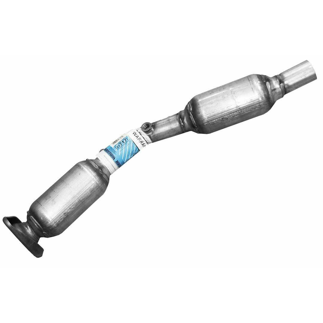 Walker Exhaust Catalytic Converter, Epa Ultra Direct Fit, Round Stainless Steel Case, Single Bolt-On Inlet, Single 2 Inch Slip-Fit Outlet – 53717