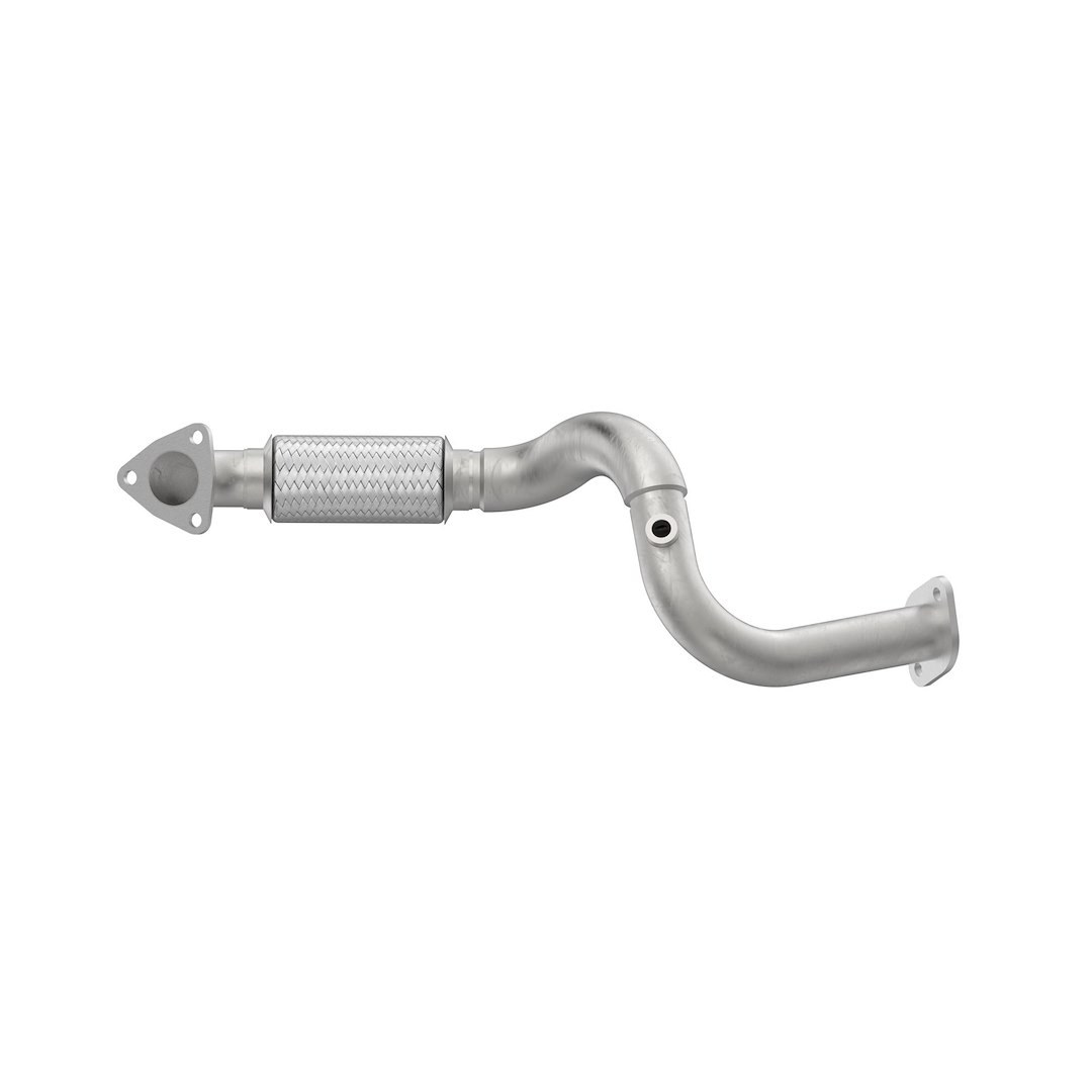 Walker Exhaust Exhaust Pipe Intermediate, 3 Bolt Welded Flange Inlet/ 2 Bolt Welded Flange Outlet, Aluminized Steel, 30 Inch Length – 53963