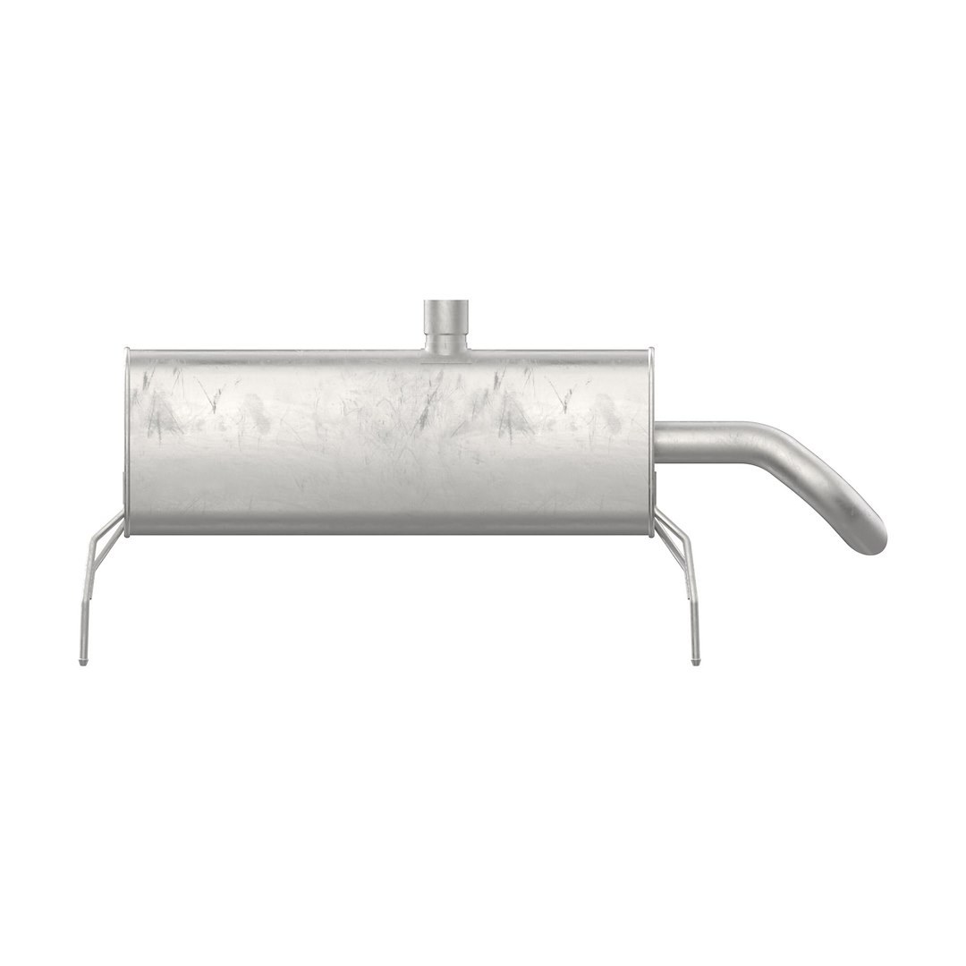 Walker Exhaust Exhaust Muffler, Quiet-Flow SS Muffler Assembly, Oval Stainless Steel Case – 70023