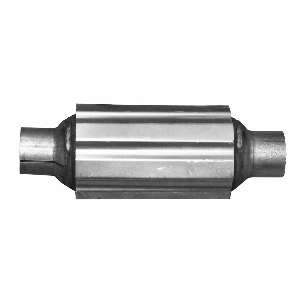 Walker Exhaust Catalytic Converter, Epa Ultra Universal, Round Stainless Steel Case, Single 2 Inch Slip-Fit Inlet – 93251