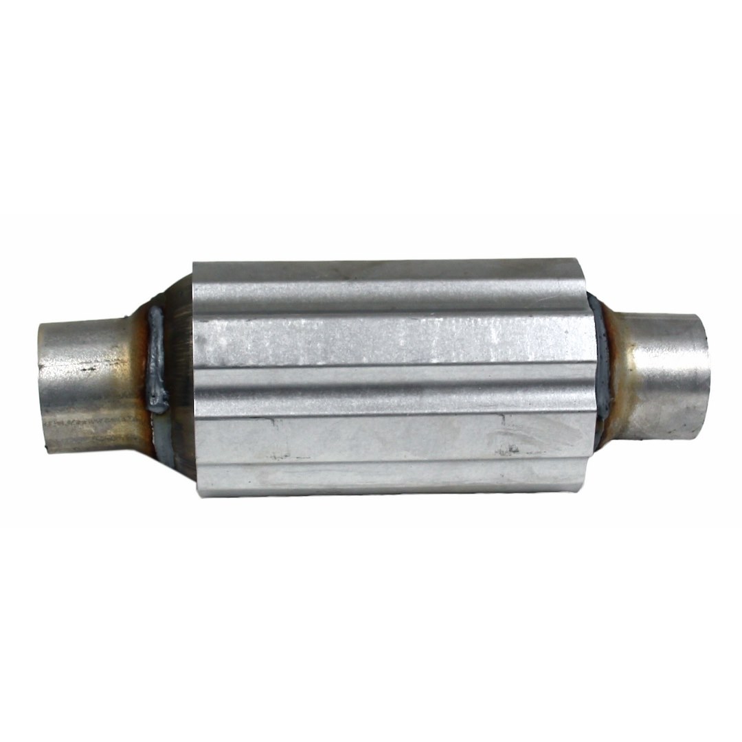 Walker Exhaust Catalytic Converter, Epa Ultra Universal, Round Stainless Steel Case, Single 2-1/4 Inch Slip-Fit Inlet – 93252
