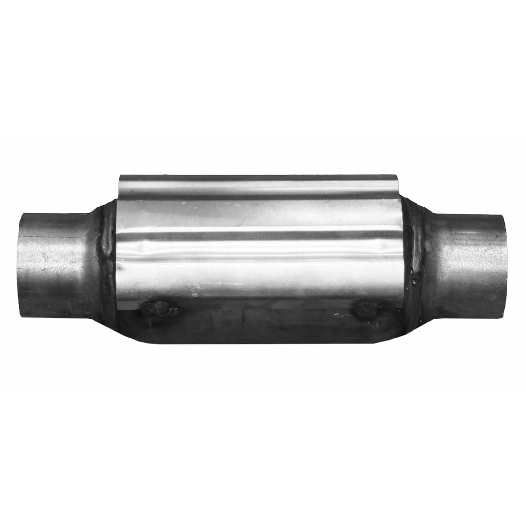 Walker Exhaust Catalytic Converter, Epa Ultra Universal, Round Stainless Steel Case, Single 2-1/2 Inch Slip-Fit Inlet – 93253