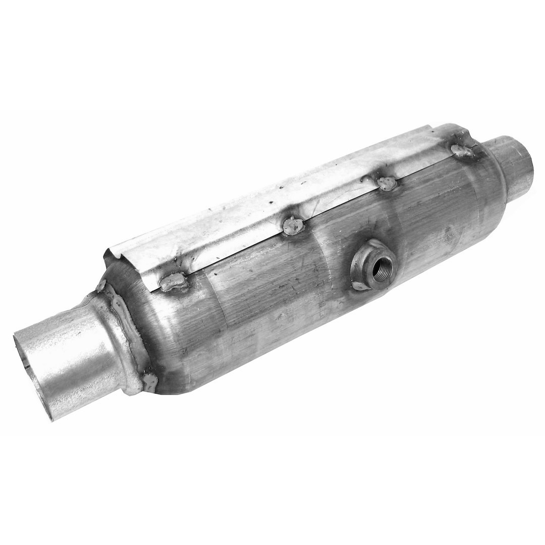 Walker Exhaust Catalytic Converter, Epa Ultra Universal, Round Stainless Steel Case, Single 2-1/4 Inch Slip-Fit Inlet – 93267