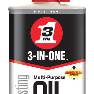 WD40 Multi Purpose Lubricant, 3-IN-ONE ®, Use to Lubricate/ Clean/ Protect and Prevent Rust, 8 Ounce Bottle, Single – 10038
