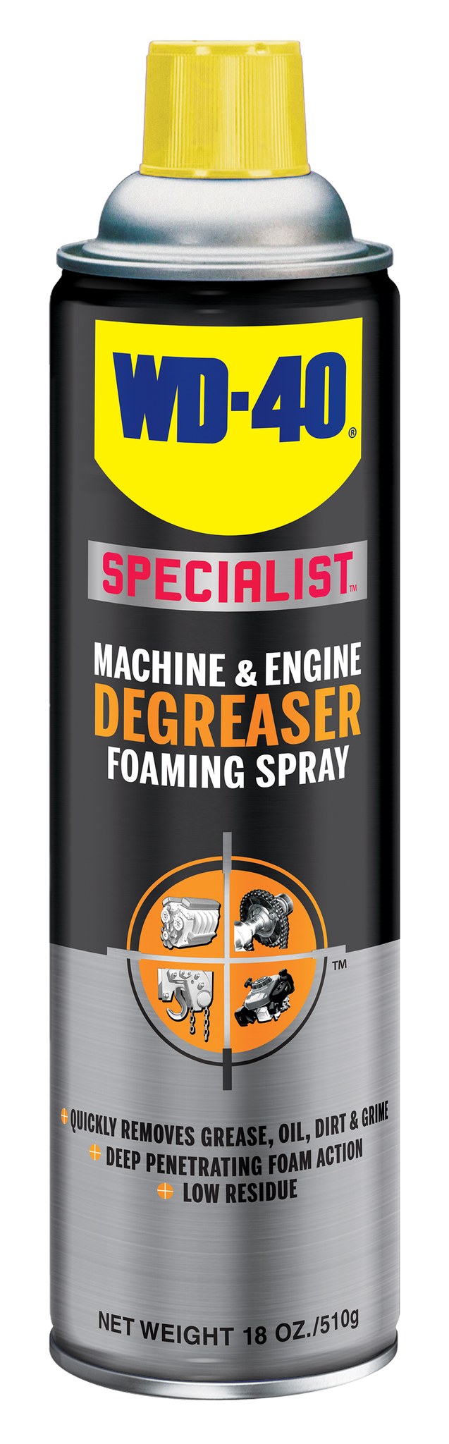 WD40 Engine Degreaser, Specialist ®, Used for Auto/ Truck Engines/ Tractors/ Forklifts/ Gears/ Chains/ Industrial Machinery – 30007