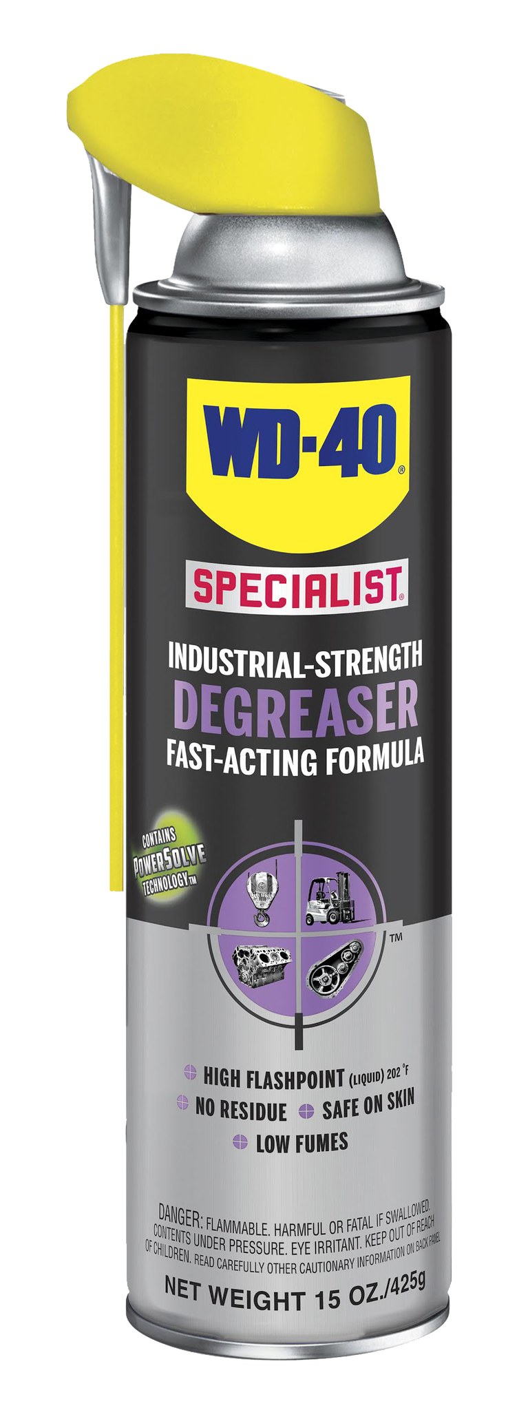 WD40 Degreaser, Specialist ®, Used for Automotive or Truck Engines/ Tire Rims/ Tractors/ Forklifts/ Gears/ Chains/ Industrial Machinery – 30028