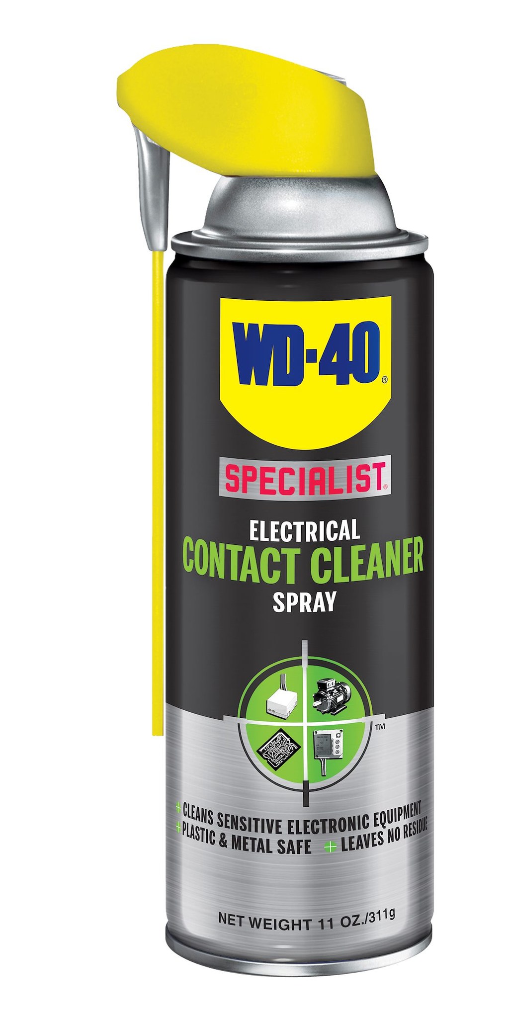WD40 Electronic Cleaner, Smart Straw ®, Used for Printed Circuit Boards/ Controls/ Switches/ Precision Instruments/ Electric Panels – 30055
