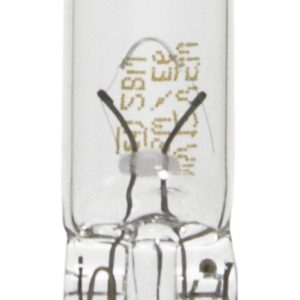 Wagner Side Marker Light Bulb, Standard Series, T-3 1/4, W2.1×9.5d, Miniature Lamp, Clear, 5 Watt, Single, Boxed – 17177