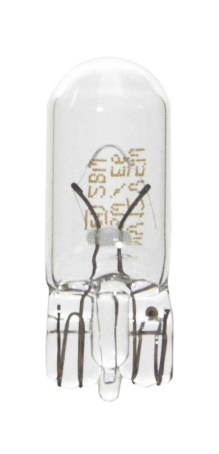 Wagner Side Marker Light Bulb, Standard Series, T-3 1/4, W2.1×9.5d, Miniature Lamp, Clear, 5 Watt, Single, Boxed – 17177