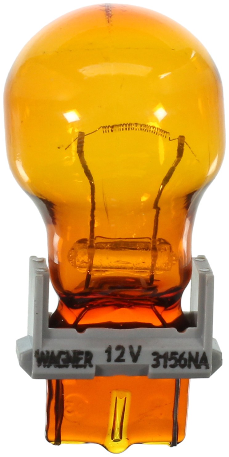 Wagner Turn Signal Light Bulb, Standard Series, 3156, Natural Amber, Single – 3156NA