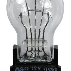 Wagner Turn Signal Light Bulb, Standard Series, 3157, Clear, Single – 3157KX
