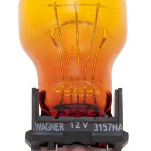 Wagner Turn Signal Light Bulb, Standard Series, 3157, Natural Amber, Single – 3157NA