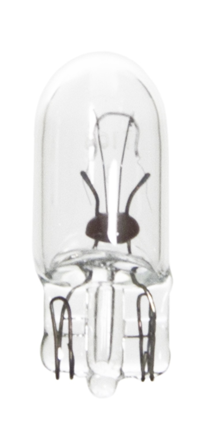 Wagner License Plate Light Bulb, Standard Series, 168, Miniature Lamp, Clear, Set of 2, Blister Pack – BP168