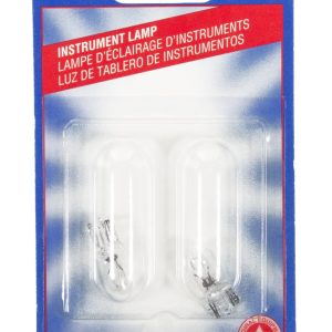 Wagner License Plate Light Bulb, Standard Series, 168, Miniature Lamp, Clear, Set of 2, Blister Pack – BP168