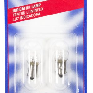 Wagner Side Marker Light Bulb, Standard Series, T-3 1/4, W2.1×9.5d, Miniature Lamp, Clear, 5 Watt, Set of 2, Blister Pack – BP17177