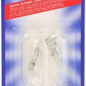 Wagner Roof Marker Light Bulb, Standard Series, 194, Wedge, Miniature Lamp, Clear, Set of 2, Blister Pack – BP194