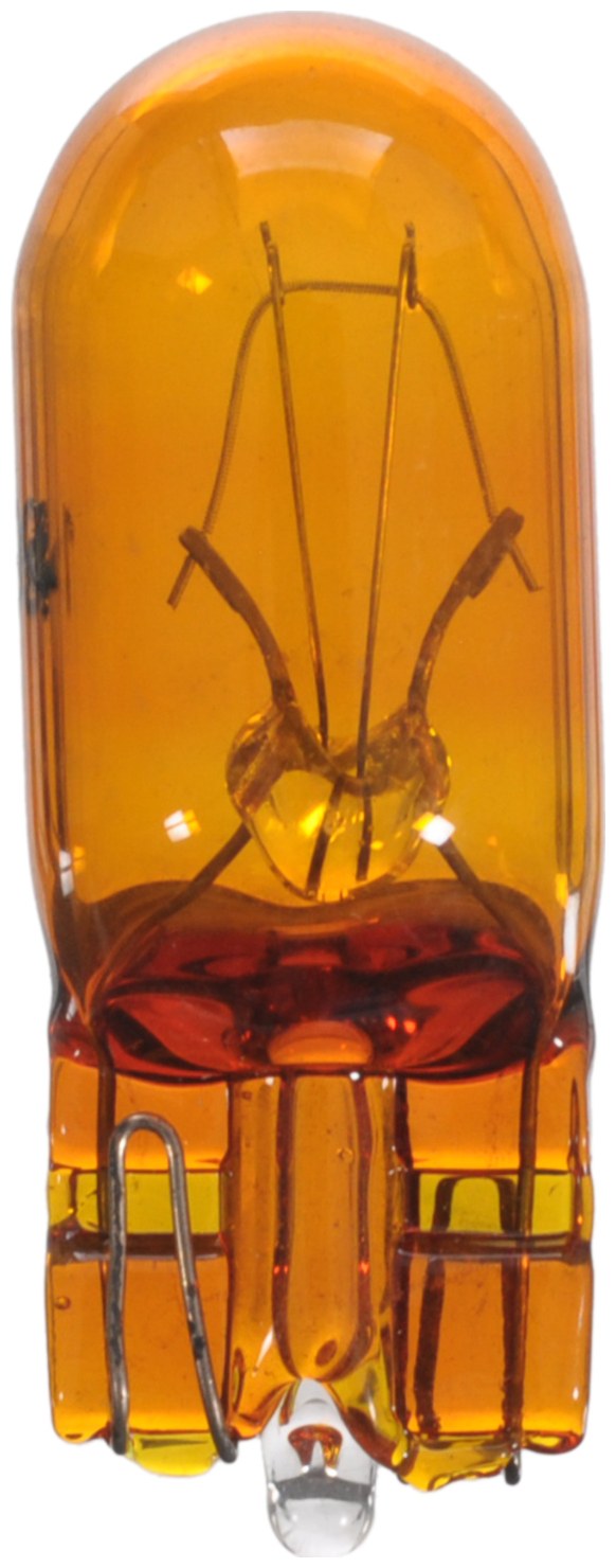 Wagner Side Marker Light Bulb, Standard Series, 194, Wedge, Natural Amber, Set of 2, Blister Pack – BP194NA