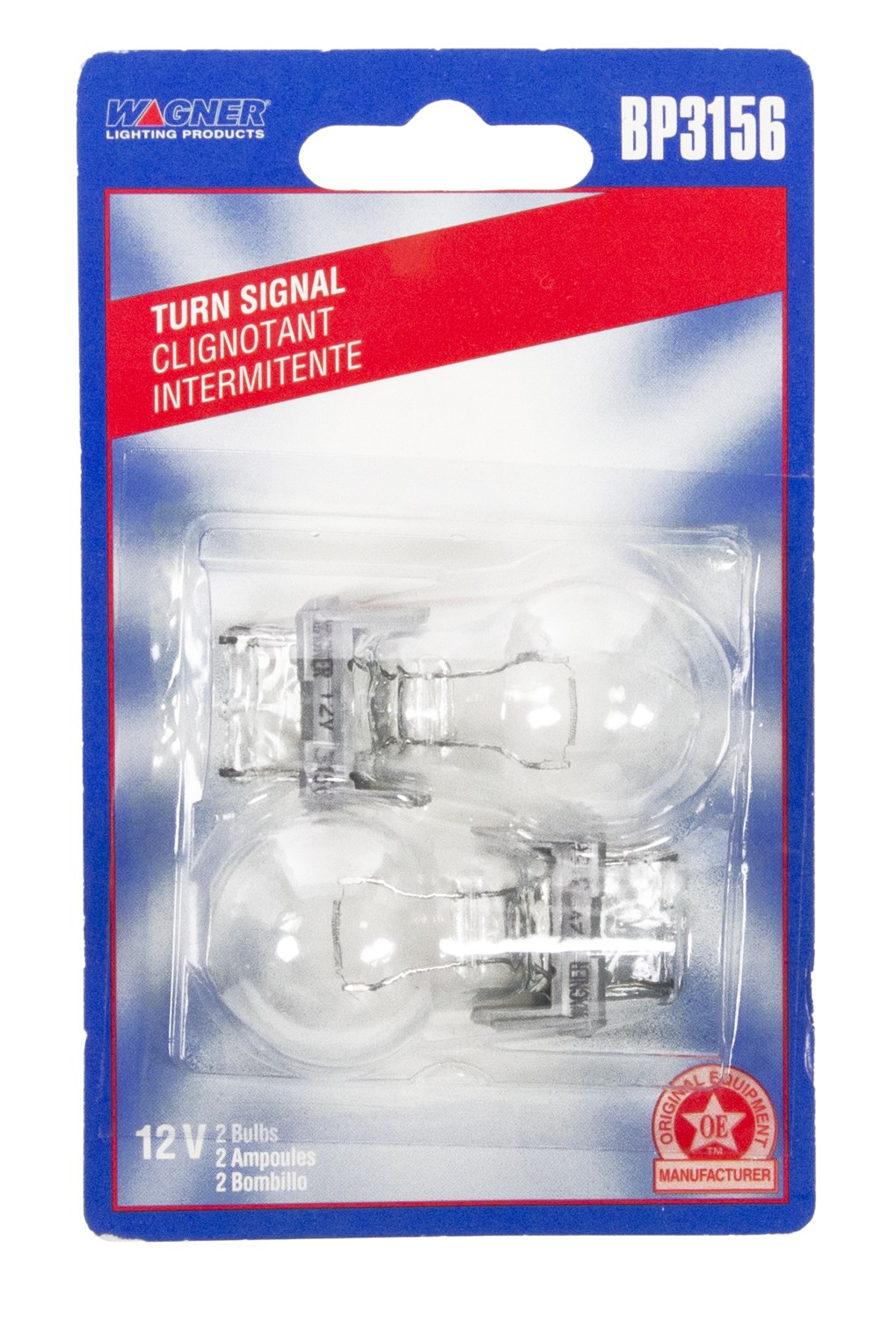 Wagner Backup Light Bulb, Standard Series, 3156, Clear, Set of 2, Blister Pack – BP3156