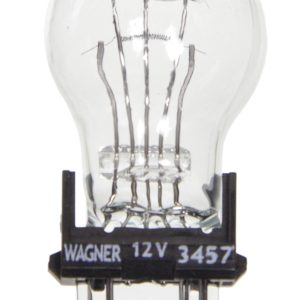 Wagner Turn Signal Light Bulb, Standard Series, 3457, Clear, Set of 2, Blister Pack – BP3457
