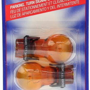 Wagner Turn Signal Light Bulb, Standard Series, 3457, Natural Amber, Set of 2, Blister Pack – BP3457NA