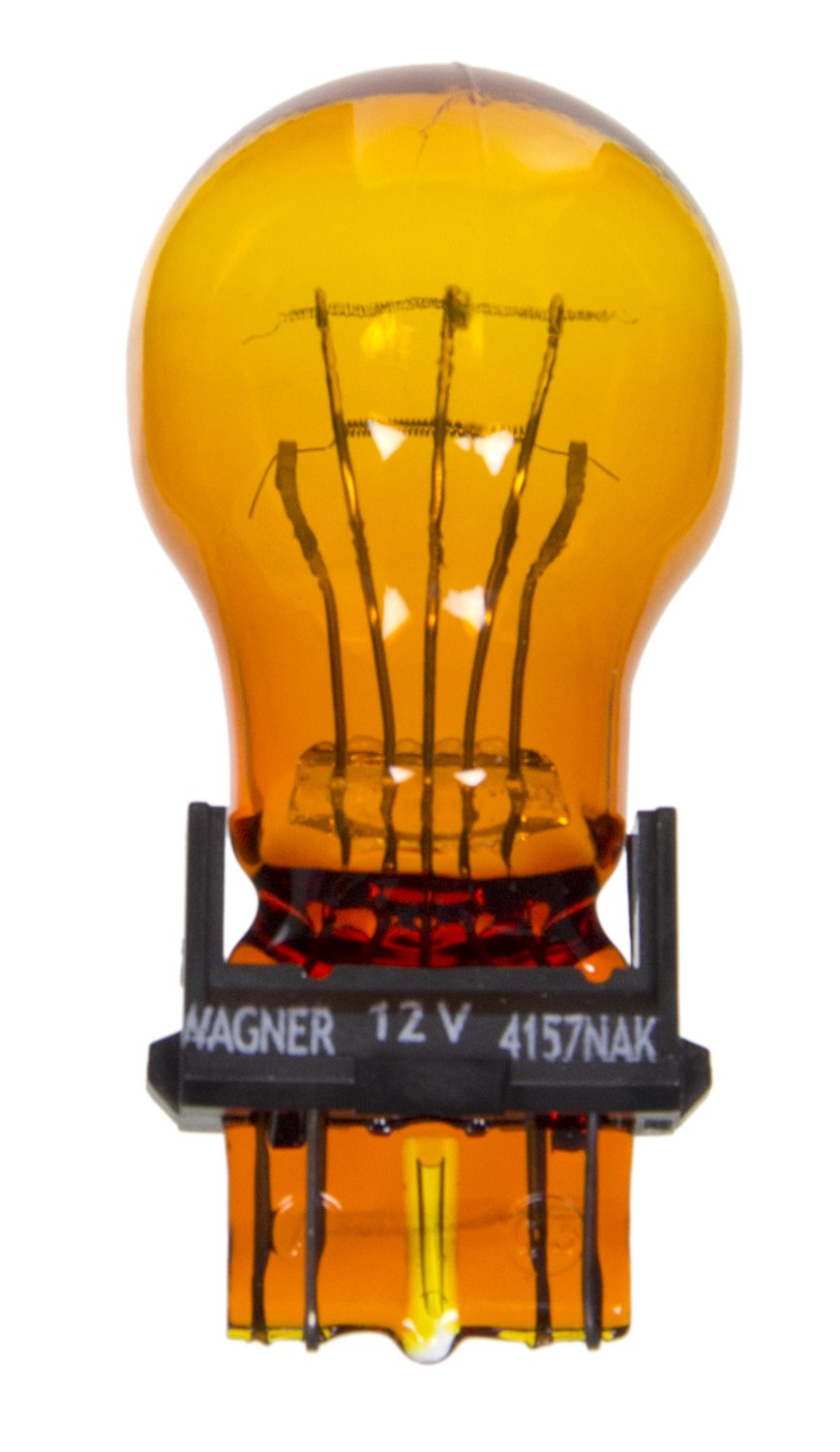 Wagner Turn Signal Light Bulb, Long Life, 4157, Natural Amber, Set of 2, Blister Pack – BP4157NALL