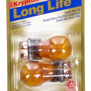 Wagner Turn Signal Light Bulb, Long Life, 4157, Natural Amber, Set of 2, Blister Pack – BP4157NALL