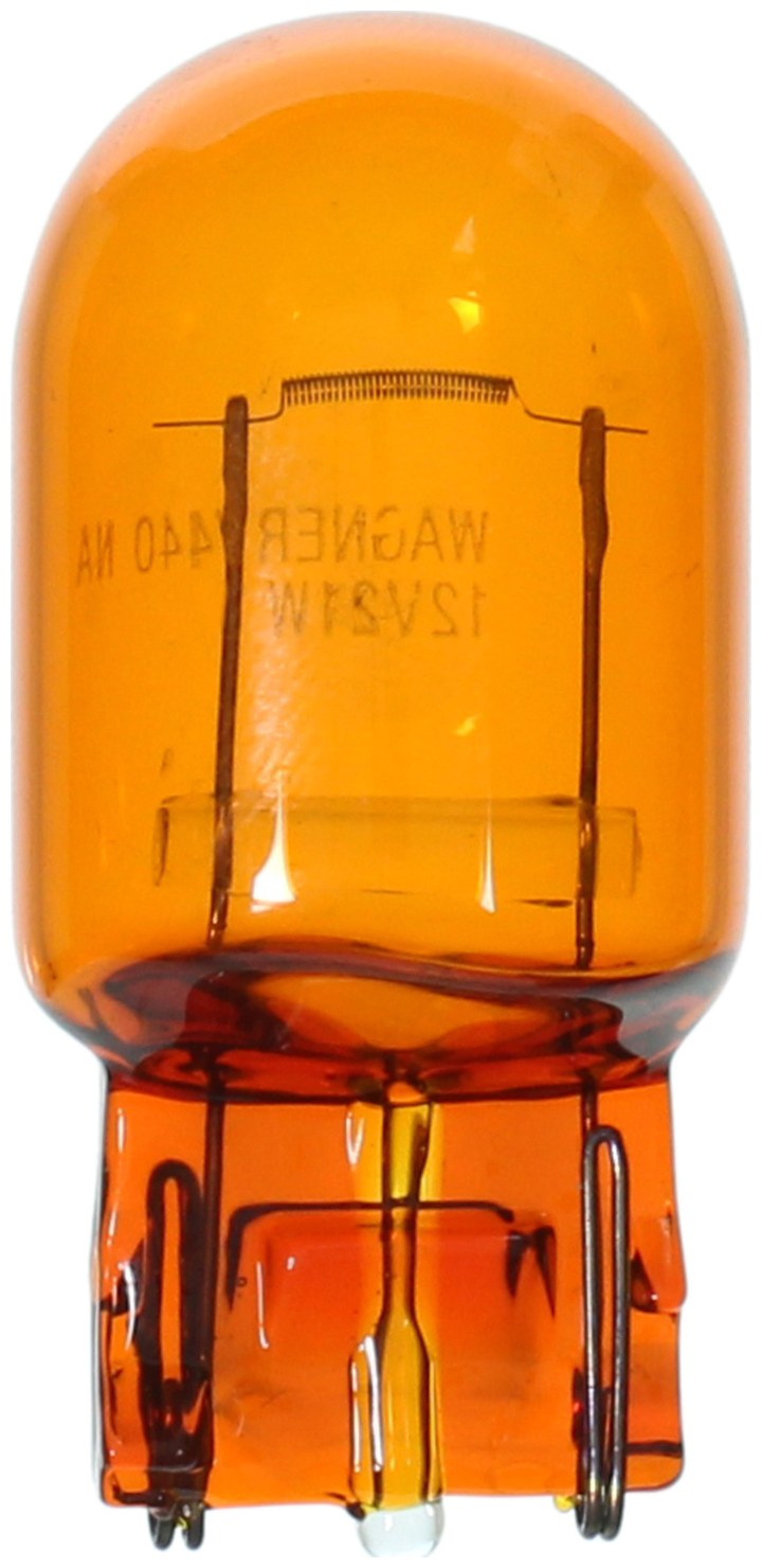 Wagner Turn Signal Light Bulb, Standard Series, 7440, Natural Amber, Single, Blister Pack – BP7440NA