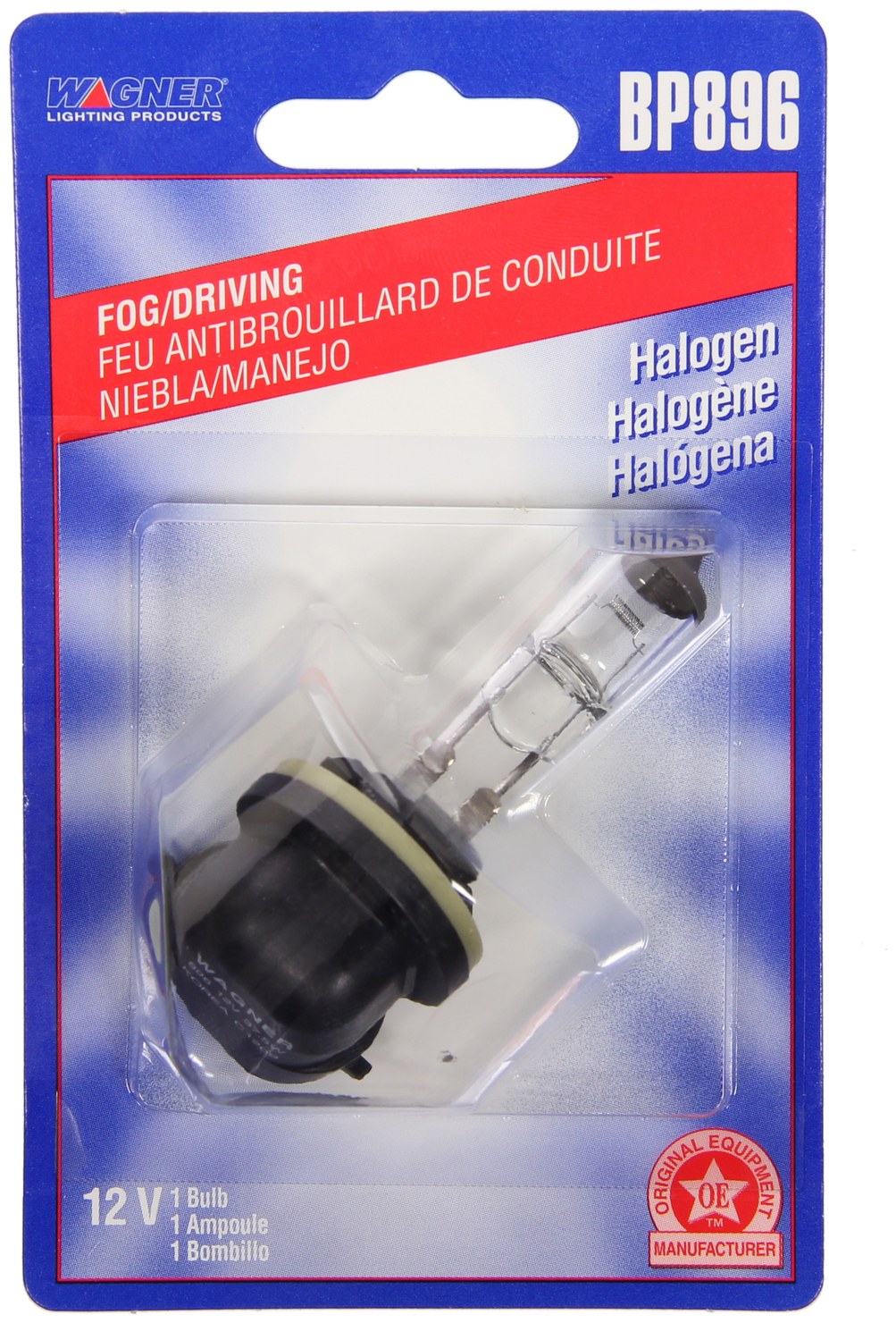Wagner Driving/ Fog Light Bulb, Standard Series, 896, Halogen, Clear, Single – BP896