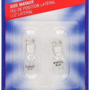 Wagner Side Marker Light Bulb, Standard Series, 916, Clear, Set of 2, Blister Pack – BP916