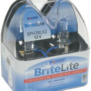 Wagner Driving/ Fog Light Bulb, Britelite ™, H3, Halogen, Clear, Set of 2 – BPH3BLX2