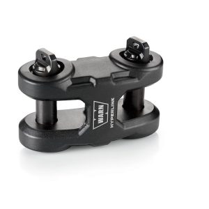 WARN Industries Winch Cable Shackle, Epic Hyperlink, Connects Recovery Accessories to Shackle Mount, Dual Pin, 36000 Pound Working Load Limit – 100630
