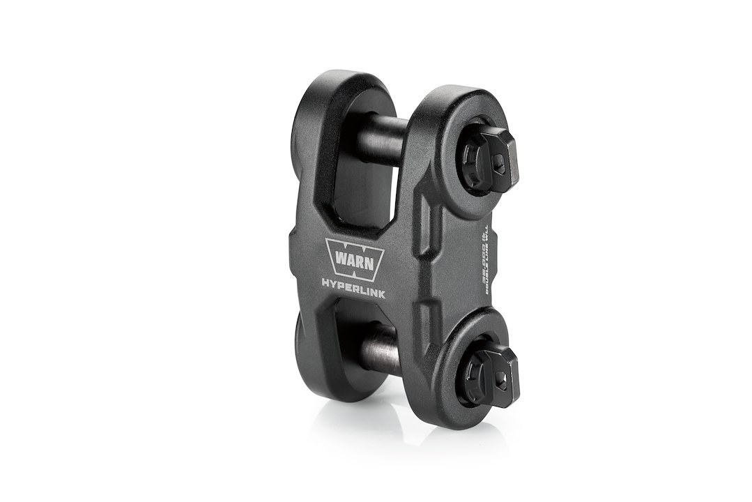 WARN Industries Winch Cable Shackle, Epic Hyperlink, Connects Recovery Accessories to Shackle Mount, Dual Pin, 36000 Pound Working Load Limit – 100630