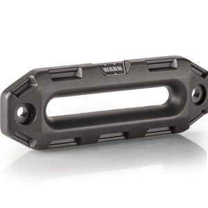 WARN Industries Winch Fairlead, Epic ™, Hawse Style, For Epic Series Winches, 1 Inch Thickness, Gunmetal Gray, Forged Billet Aluminum – 100650