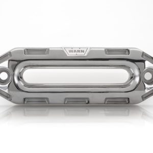 WARN Industries Winch Fairlead, Epic ™, Hawse Style, For Epic Series Winches, 1 Inch Thickness, Polished, Forged Billet Aluminum – 100660